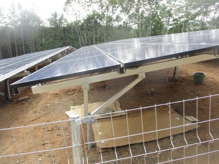 ground mount solar panel bird proofing