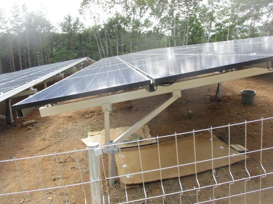ground mount solar panel bird proofing